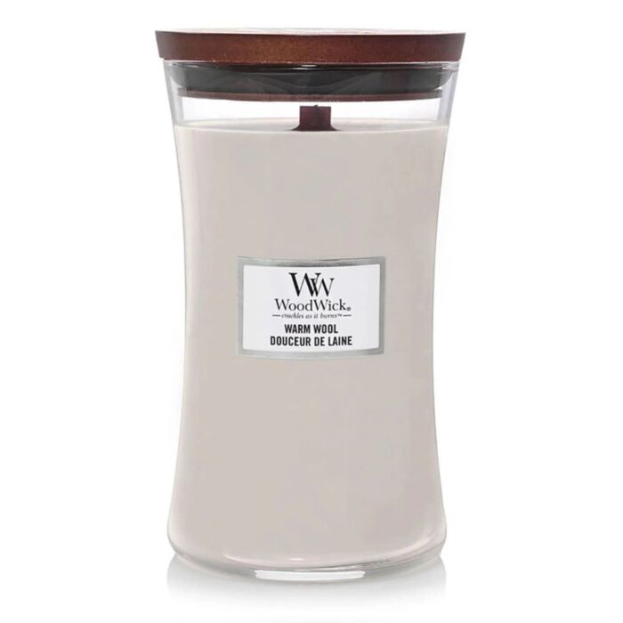 Woodwick Warm Wool Large Hourglass Candle
